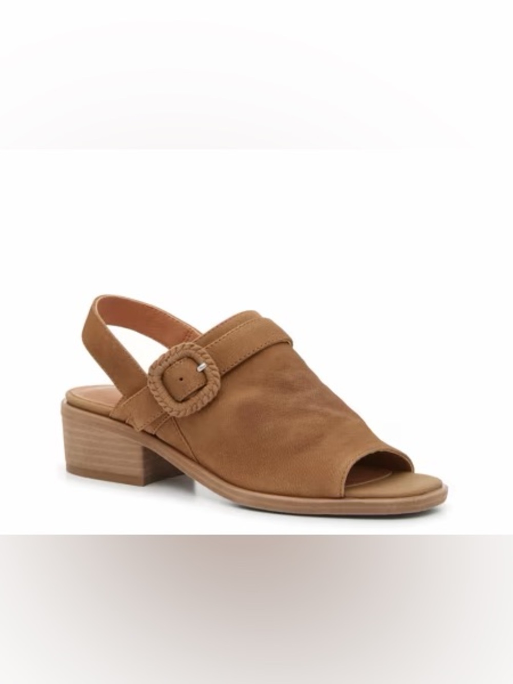 Lucky Brand Tan Suede Badret Sandal Size 6